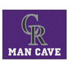 MLB - Colorado Rockies Man Cave Rug - 34 in. x 42.5 in.