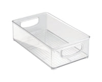 Interdesign Clear Storage Bin 3 in. H X 6 in. W X 10 in. D Stackable