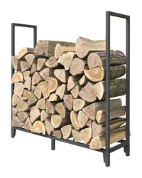 Panacea Black Powder Coated Steel Log Rack