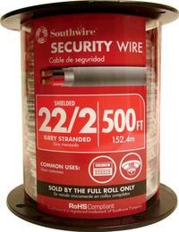 Southwire  500 ft. 22/2  Stranded  Audio  Security Cable Shielded