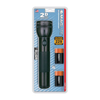 Mag-Lite 19 lm. Black Aluminum D-Battery Xenon Flashlight