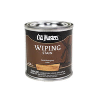 Old Masters Semi-Transparent Dark Mahogany Oil-Based Wiping Stain 0.5 pt (Pack of 6)