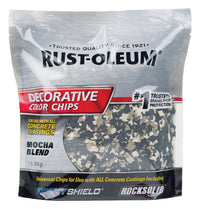 Rust-Oleum EpoxyShield Indoor and Outdoor Mocha Blend Decorative Color Chips 1 lb - Deal of Week