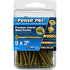 Hillman Power Pro No. 9  x 3 in. L Star Flat Head Exterior Deck Screws 50 pk