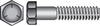 Hillman 7/16 in. D X 4 in. L Heat Treated Zinc Steel Hex Head Cap Screw 25 pk