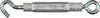 Stanley Hardware N221-861 1/4" x 7-1/2" Zinc Plated Hook To Eye Turnbuckle (Pack of 10)