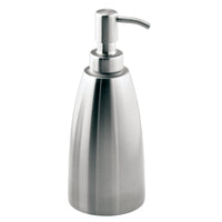 iDesign Brushed Silver Steel Soap Pump