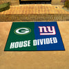 NFL House Divided - Packers / Giants House Divided Rug