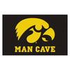 University of Iowa Man Cave Rug - 5ft. x 8 ft.