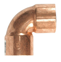 Mueller Streamline 1-1/2 In. Sweat  X 1-1/2 In. Dia. Sweat Copper 90 Degree Elbow