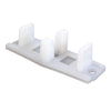 Prime-Line Matte White Plastic By-Pass Guide 2 pc