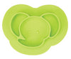 iDesign Lime Silicone Divided Placemat Plate