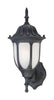 Westinghouse Textured Black Incandescent Wall Lantern