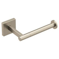 BRUSHED NICKEL SINGLE-POST PAPER HOLDER