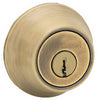 Kwikset Antique Brass Metal Double Cylinder Deadbolt