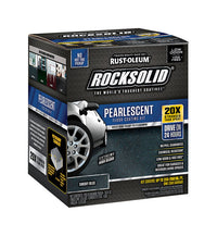 Rust-Oleum RockSolid Pearlescent Smoky Blue Water Resistant Indoor Epoxy Floor Paint 80 oz.