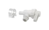 Flair-It PexLock 1/2 in. PEX X 3/8 in. Compression Plastic Angle Stop Valve