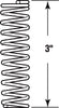 Prime-Line 3 in. L X 5/8 in. D Compression Spring 2 pk