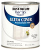 Rust-Oleum Painters Touch Ultra Cover Gloss White Water-Based Paint Exterior and Interior 1 qt (Pack of 2)