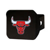 NBA - Chicago Bulls Black Metal Hitch Cover - 3D Color Emblem