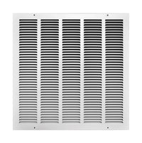 Tru Aire 20 in. H X 20 in. W 1-Way Powder Coat White Steel Return Air Grille