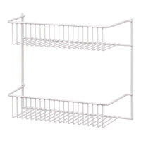 ClosetMaid 12.5 in. L X 5 in. W X 10.5 in. H White Wire Wall Rack