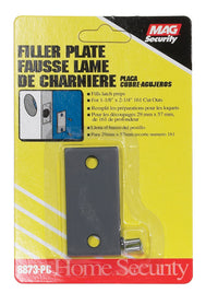 Prime-Line Gray Steel Edge Filler Plate 1 pk