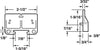 Prime-Line Plastic Center Guide Drawer Track Guide 2 pk