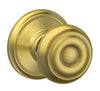 Schlage Georgian Satin Brass Passage Door Knob Right or Left Handed