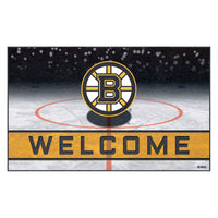 NHL - Boston Bruins Rubber Door Mat - 18in. x 30in.