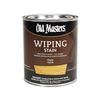 Old Masters Semi-Transparent Maple Oil-Based Wiping Stain 1 qt. (Pack of 4)