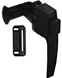 National Hardware Black Zinc Push Button Latch 1 pk