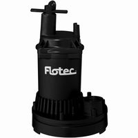 Flotec 1/6 HP 1200 gph Thermoplastic Switchless Switch Bottom AC Submersible Utility Pump