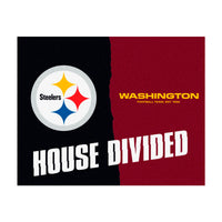 NFL House Divided - Steelers / Redskins House Divided Rug