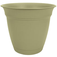 HC Companies Eclipse 10.5 in. H X 12 in. D Plastic Planter Sea Foam Green