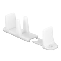 Prime-Line Matte White Nylon Door Guide 2 pc