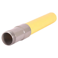 Home-Flex Underground Polyethylene Gray/Yellow Gas Pipe Transition 1/2 in. Insert x 1/2 in. MIP Dia.