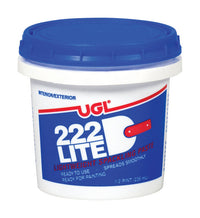 UGL 222 Lite Ready to Use White Lightweight Spackling Paste 1/2 pt. (Pack of 6)