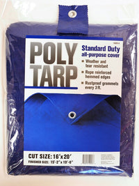 Projex 16 ft. W X 20 ft. L Light Duty Polyethylene Tarp Blue