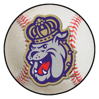 James Madison University Baseball Rug - 27in. Diameter