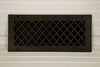 Steelcrest Designer 16 X 6 Wall /Ceiling Oil-Rubbed Bronze Supply Vent Cover With Air-Volume Damper & Face Mounting Screw Holes