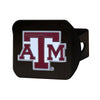 Texas A&M University Black Metal Hitch Cover - 3D Color Emblem