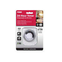 Prime Indoor Mechanical Timer 125 V White