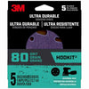 3M Ultra Durable 5 in. Ceramic Hook and Loop Sanding Disc 80 Grit Fine 5 pk