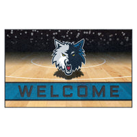 NBA - Minnesota Timberwolves Rubber Door Mat - 18in. x 30in.