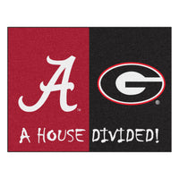 House Divided - Alabama / Georgia House Divided Rug