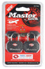 Master Lock 15/16 in. H X 5/8 in. W X 1-1/4 in. L Vinyl Covered Steel Pin Tumbler Luggage Lock Keyed