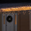 Celebrations Incandescent Mini Clear 100 ct Icicle Christmas Lights 5.67 ft. (Pack of 12)