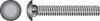 Hillman 1/2 in. X 4-1/2 in. L Zinc-Plated Steel Carriage Bolt 25 pk