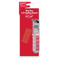 Diablo 9 in. L X 3-2/3 in. W Assorted Grit Aluminum Oxide Sanding Sheet 10 pk